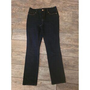 Chico's Dark Wash So Slimming Girlfriend Slim Leg Jeans size 2 (Chico's 00)